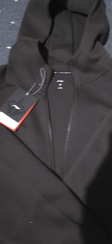 спортивный вещи: Мужская толстовка, M, Lining, Новый, цвет - Коричневый, Самовывоз — 4