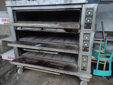 Пекарские шкафы: Промышленная пекарская печь, трехъярусная - Конструкция: 3 — 5