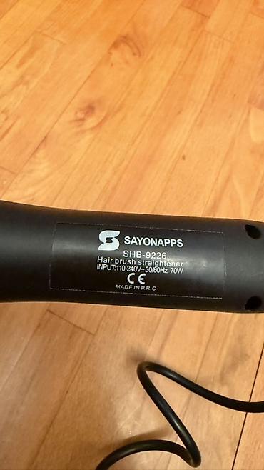 Elektronika: SAYONA PPS SHB-0922 saç düzləşdirici daraq - Elektrikli saç — 5