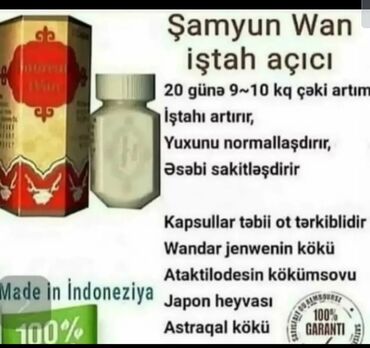 Vitaminlər və BAƏ: Tam original ucuz keyfiyyətsiz məhsullarla sef salmayin