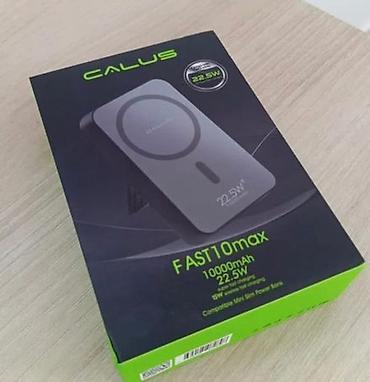 Повербанки: 10000mAh, qara rəng, telefona maqnitlə yapışdırılaraq da istifadə — 1