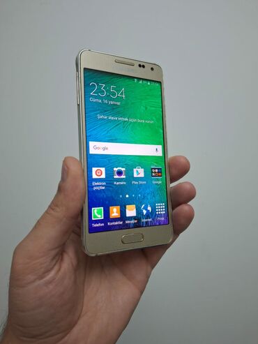 Samsung: Samsung Galaxy Alpha, 32 GB, rəng - Qızılı, Barmaq izi — 2