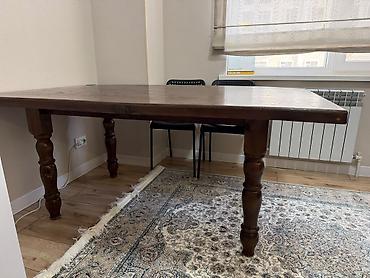 dinner table: Кухонный стол, Б/у, Прямоугольный, Нераскладной — 1