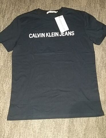 majca za trogodisnjake: Men's T-shirt Calvin Klein, M (EU 38), L (EU 40), bоја - Tamnoplava