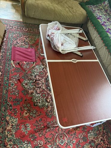купить складной стол со стульями для пикника: Комплект садовой мебели, Стол, Металл