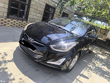 üstü açıq maşın: Hyundai Elantra: 1.8 l | 2014 il Sedan — 2