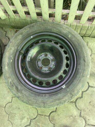 бу колеса на камаз: Дөңгөлөктөр монтажда 215 / 55 / R 16, All-season, Колдонулган, 1 даана, Жеңил унаалар, Темир, тешиктери - 5