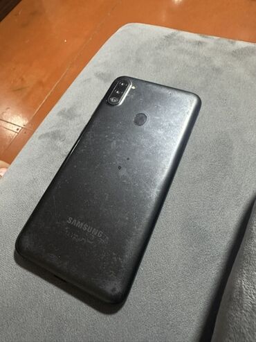 Samsung: Samsung Galaxy A11, 64 GB, rəng - Qara, Barmaq izi