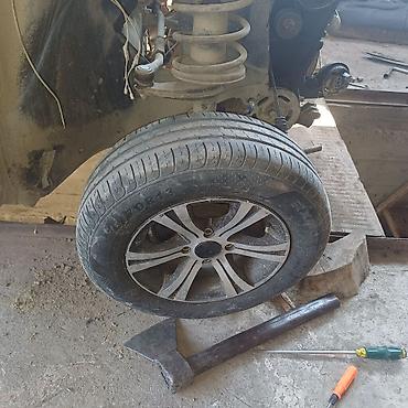 Дөңгөлөктөр монтажда R 14, All-season, Колдонулган, Темир — 6