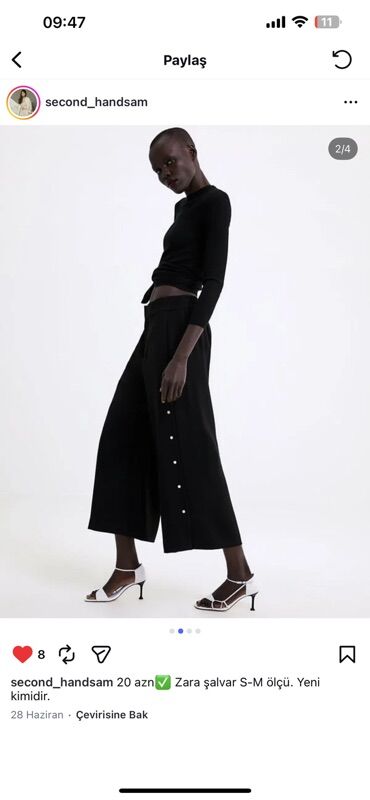 Gündəlik donlar: Gündəlik don, Midi, Zara, M — 6