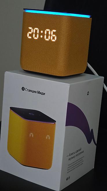 yandex midi: Yeni Yandex Kolonka, Növ - Smart, rəng - Narıncı — 6