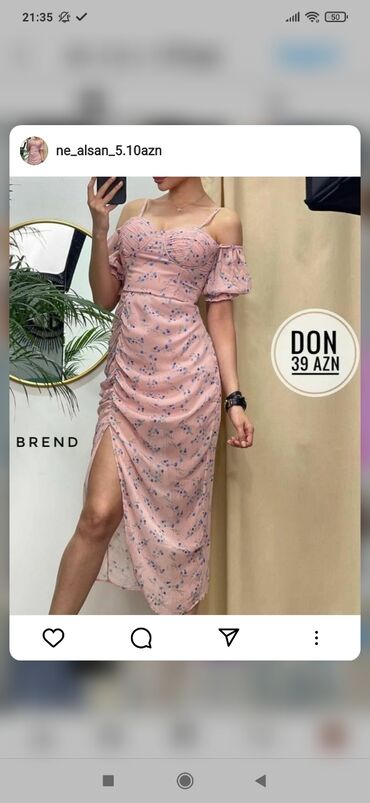 shopping: XS (EU 34), S (EU 36), rəng - Çəhrayı, Ziyafət