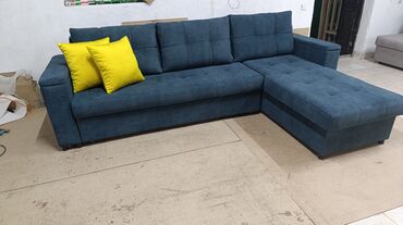мягкая мебель лина: Угловой диван, цвет - Синий