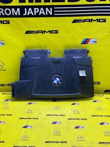 профессиональная покраска авто: Крышка двигателя BMW, выполненная в черном цвете, предназначена для