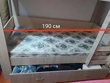 Двуспальные кровати: Двухъярусный кровать для детей, нижнюю часть можно использовать как — 3