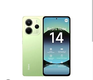 ev telefonlar: Xiaomi Redmi Note 14 – yaşıl rəng - 6.67" böyük ekran, 120 Hz — 1
