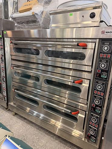 Elektrik soba, Çörək, Şirniyyat üçün, Pizza, 3 mərtəbəli, Yeni