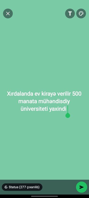 Günlük kirayə mənzillər: Xırdalanda kirayə ev. - Yerləşmə: Mühəndislik Universitetinə yaxın. -