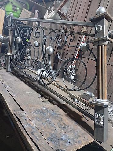 Готовые перила: Готовые перила, Материал: Кованное железо, Для крыльца — 3