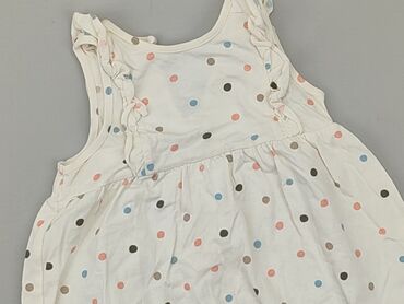 sukienka letnia w liście: Dress, H&M, 1.5-2 years, 86-92 cm, condition - Good