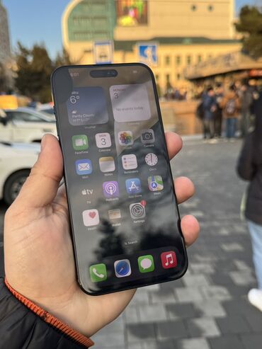 Apple iPhone: IPhone 15 Pro Max, 256 GB, Zəmanət