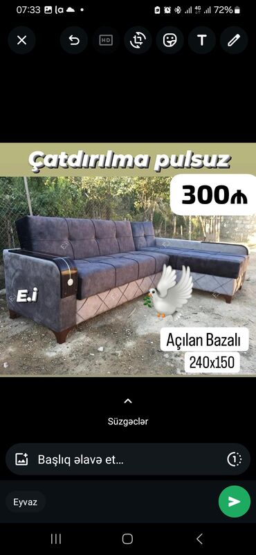mebellerim instagram: Künc divan