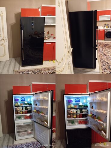 kondisoner aliram: Б/у 2 двери Hoffman Холодильник Продажа, цвет - Черный, Встраиваемый