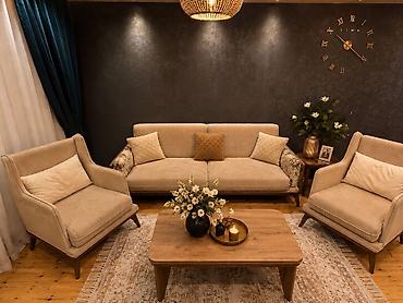 İşlənmiş, Divan, 2 kreslo, Bazasız, Açılan lalafo.az -da İşlənmiş, Divan, 2 kreslo, Bazasız, Açılan