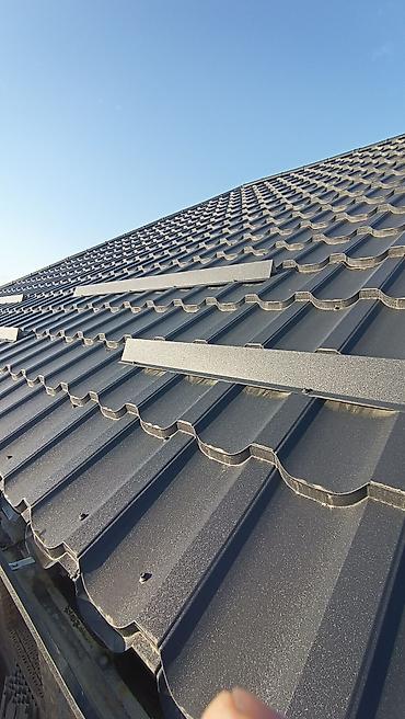 Работы по обшивке: Крыша на любой сложность ✅ 1)Гибкий черепица ✅ 2)металла черепица ✅ — 14