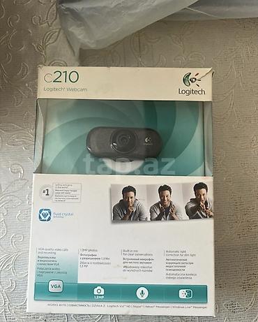 Logitech C210 veb-kamera Xüsusiyyətlər: - Foto şəkillər: 1.3 MP -