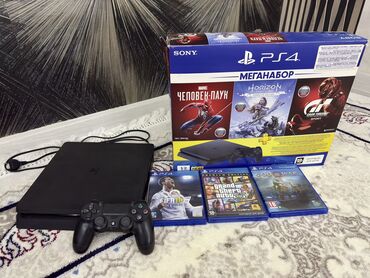 взять в кредит плейстейшен 4: Playstation 4 Slim 1ТБ Весь комплект имеется 1 - джойстик 3 - Диска