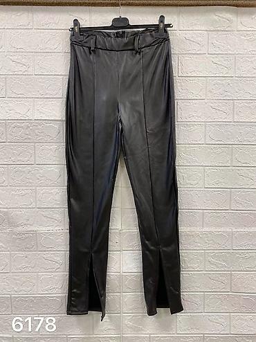 Pantalone: Ženske uske pantalone od eko kože – model 6178 - Materijal: mekana — 3