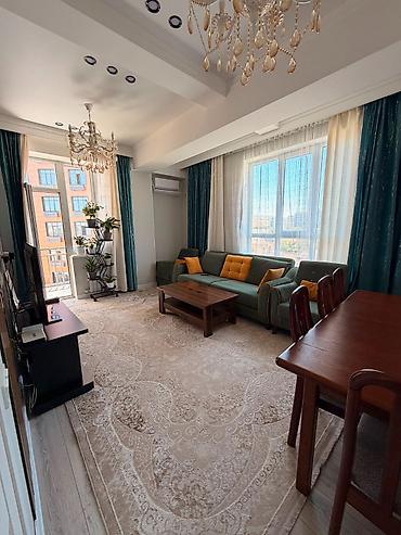 Продажа квартир: 2 комнаты, 69 м², Кок-Жар мкр Элитка, 4 этаж, Евроремонт — 8
