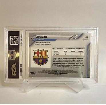 mətn pdf: Məhsul: 2019 Topps Chrome UCL Ansu Fati Refractor futbol kartı — 2