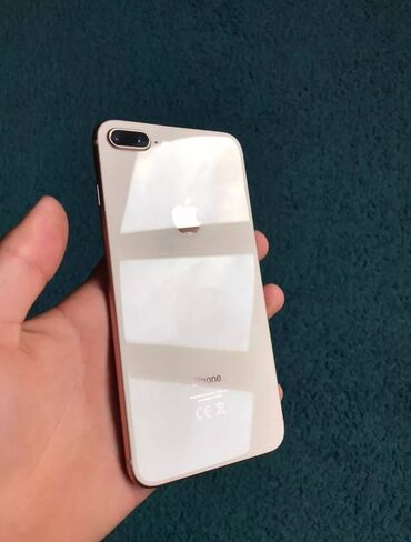 сколько стоит бу айфон 8 плюс: IPhone 8 Plus, Колдонулган, 64 ГБ, Алтын, Коргоочу айнек, 75 %