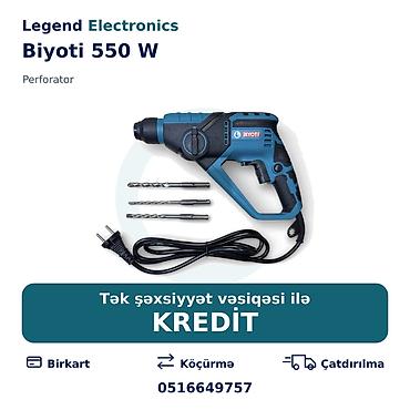 dəsti: Elan başlığı: Perforator Biyoti 550 W Elan mətni: Biyoti 550 W — 1