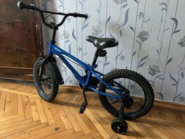 Uşaq velosipedləri: İşlənmiş Dörd təkərli Uşaq velosipedi 14", sürətlərin sayı: 1, Ünvandan götürmə