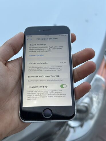 iphone 6 ikinci el: IPhone SE, 64 GB, Ağ, Barmaq izi