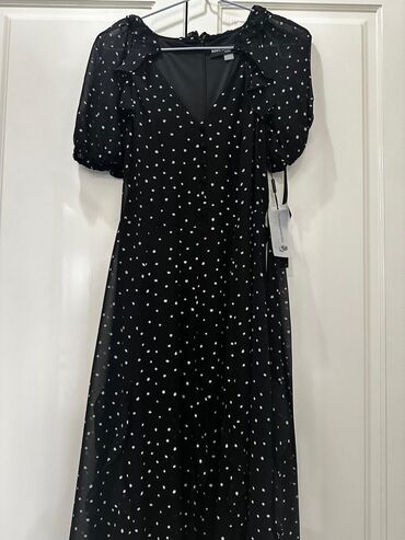 черное платье: Повседневное платье, Лето, Длинная модель, S (EU 36), M (EU 38)