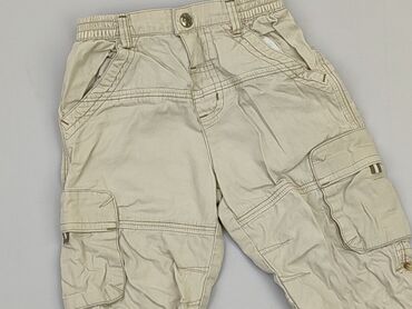 crop top bez ramiączek: Niemowlęce spodnie materiałowe, 9-12 m, 74-80 cm, EarlyDays, stan - Dobry