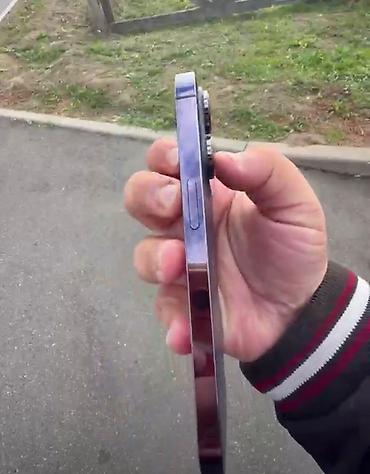 iphone s5 mini: IPhone 14 Pro, 512 GB, Deep Purple, Barmaq izi, Simsiz şarj, Face ID — 3