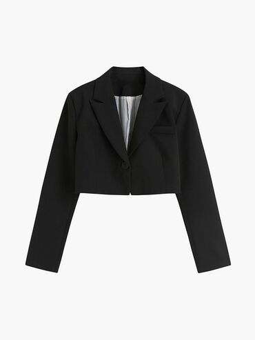 пиджак черный: Пиджак, S (EU 36), M (EU 38)
