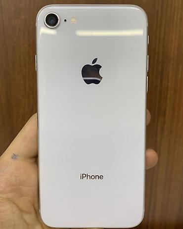 Мобильные телефоны и аксессуары: IPhone 8, Б/у, 64 ГБ, Серебристый, Зарядное устройство, Защитное стекло, 100 % — 10