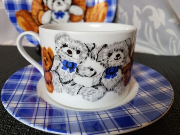 Kuhinjski setovi: Porcelanski nov,vintaz nemacki set za decu. Porcelanski trodelni — 6