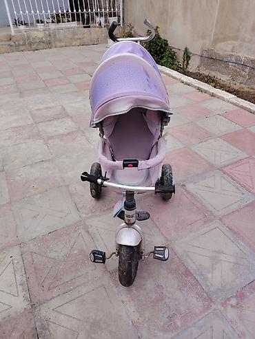 Velosipedlər: Uşaq üçtəkərli velosipedi – valideyn idarəetmə dəstəyi və günqoruyucu — 1