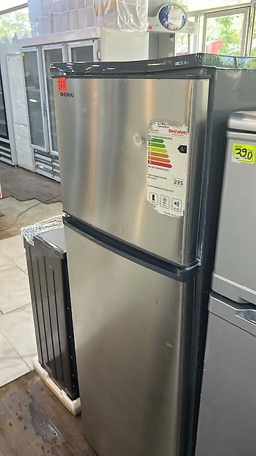 SHIVAKI iki qapılı soyuducu - Rəng: inox (paslanmaz polad effekti)