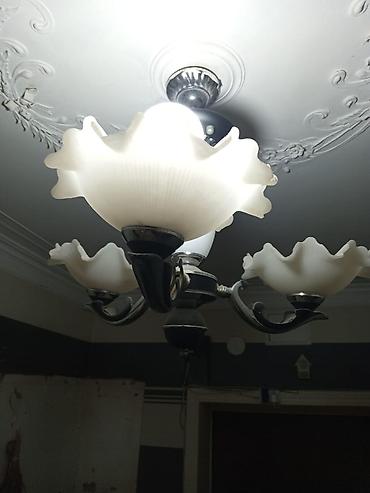 Ev üçün dekor: Çılçıraq, 3 lampa, Metal — 1