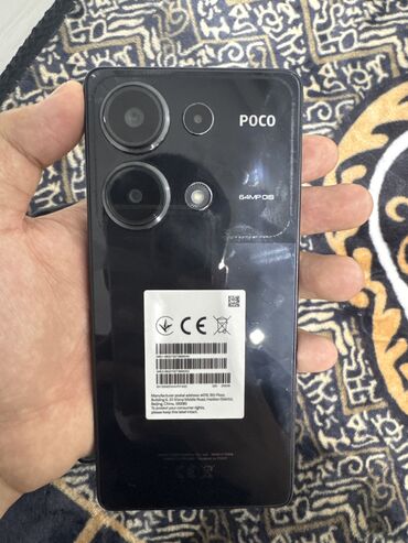 телефоны редми 11: Poco M6 Pro, Колдонулган, 256 ГБ, түсү - Кара, 2 SIM