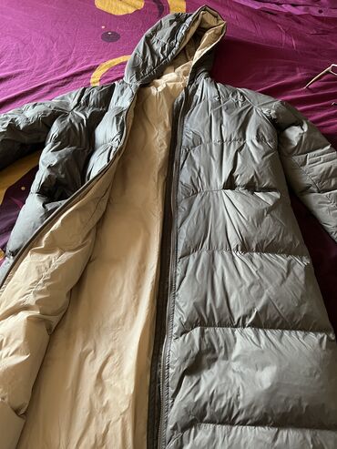 куртка адидас: Пуховик, Длинная модель, Италия, С капюшоном, Ультралегкий, M (EU 38)