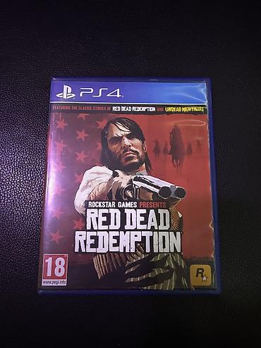 dvd panasonic: Red Dead Redemption 1 (PS4) İdeal Vezyetdedir Cızıqsızdır — 1